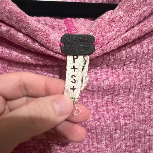 Free People We The Free Womens Londontown Thermal in Pink, Size Small - Picture 3 of 8
